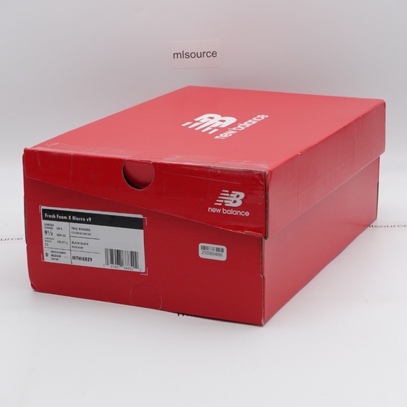 NEW New Balance Fresh Foam X Hierro V9 Trail Shoes Men's MTHIERZ9 Black Cement - Picture 13 of 14